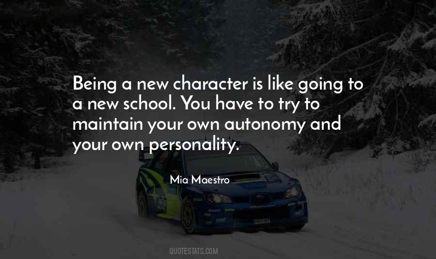 New Personality Quotes #864476
