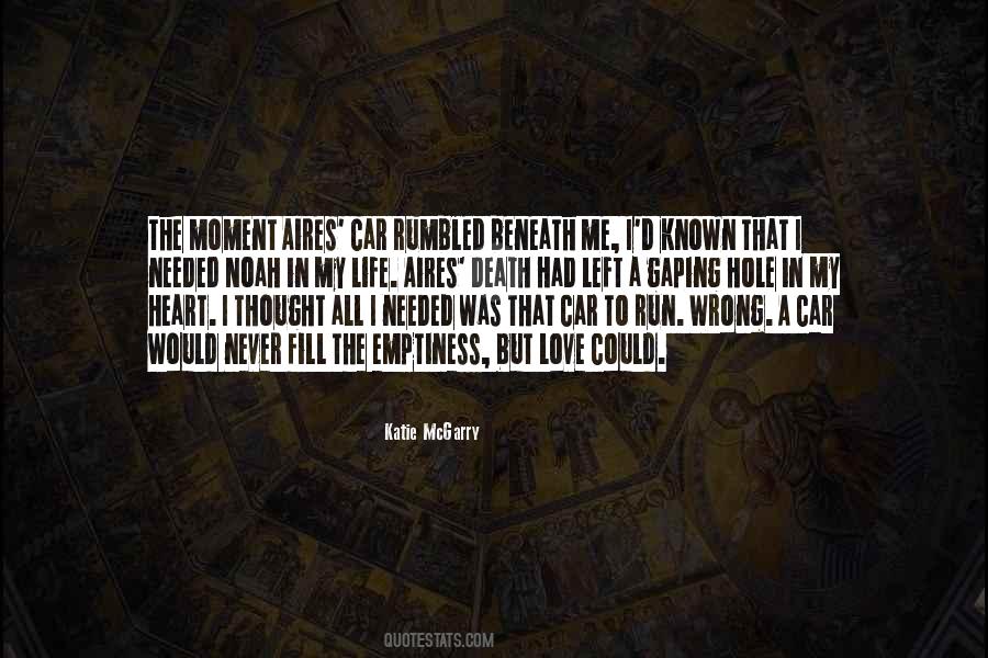 Emptiness In My Heart Quotes #1760261