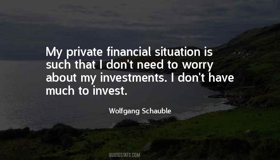 Financial Investments Quotes #790718