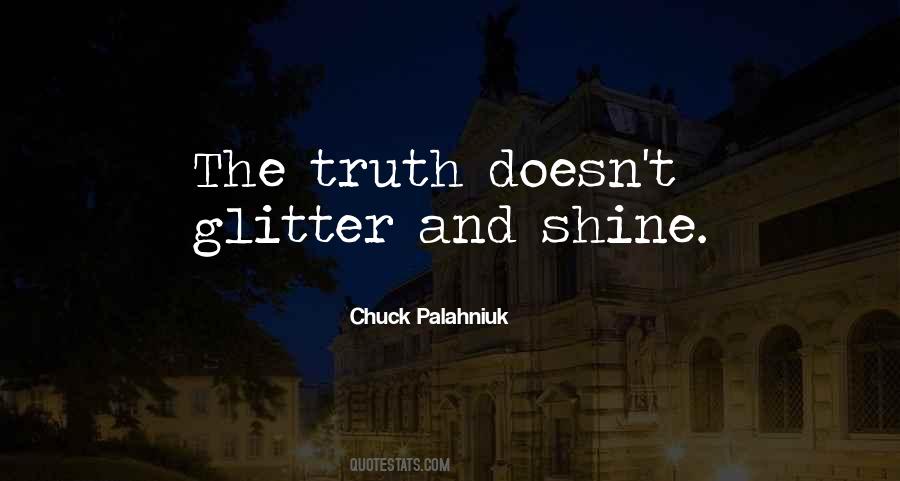 Glitter And Shine Quotes #68667