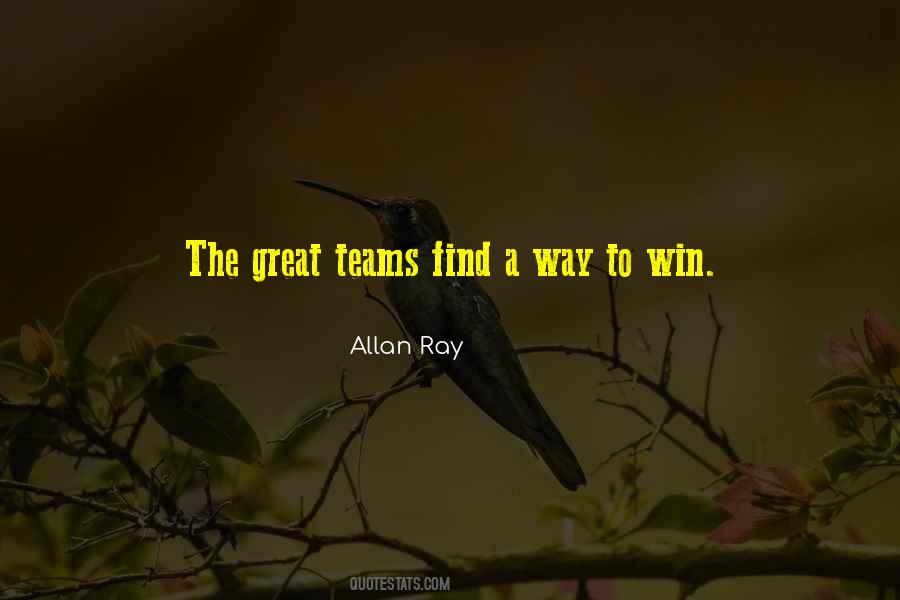 Find A Way To Win Quotes #181696