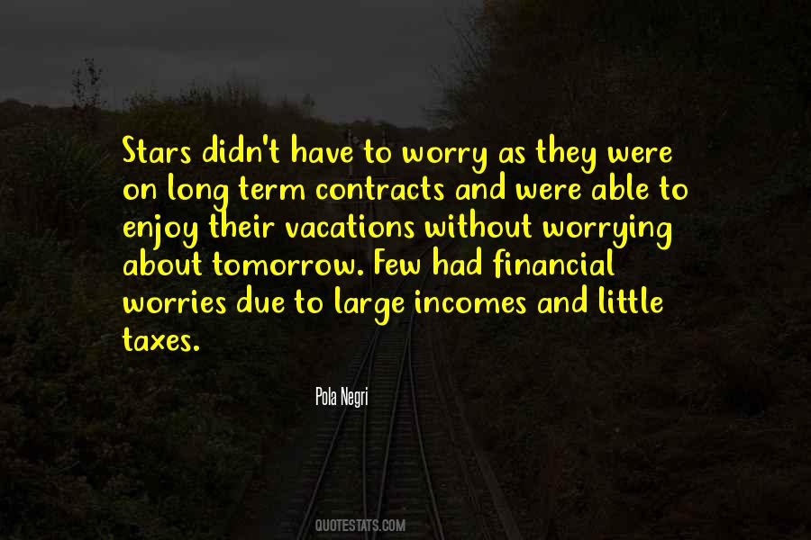 Financial Worries Quotes #207102