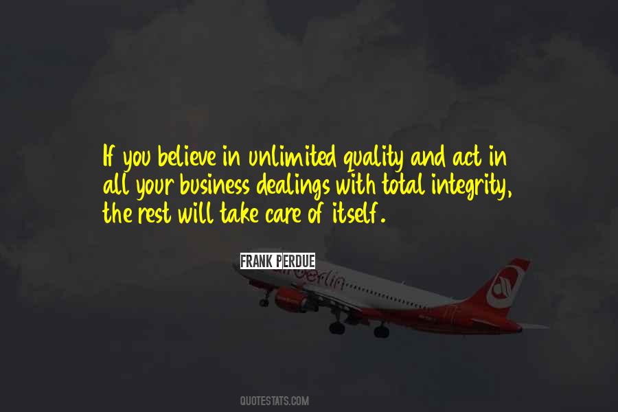 Take Care Of Business Quotes #1670592