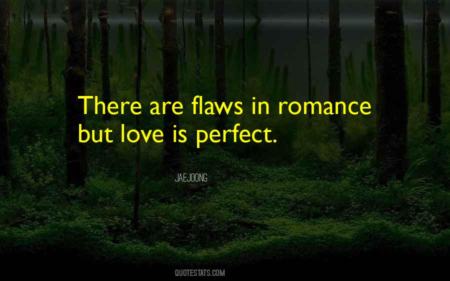 I Have Too Many Flaws To Be Perfect Quotes #749141