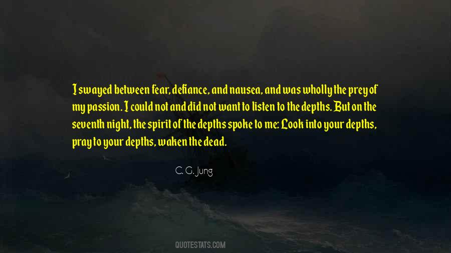 Fear Night Quotes #100938