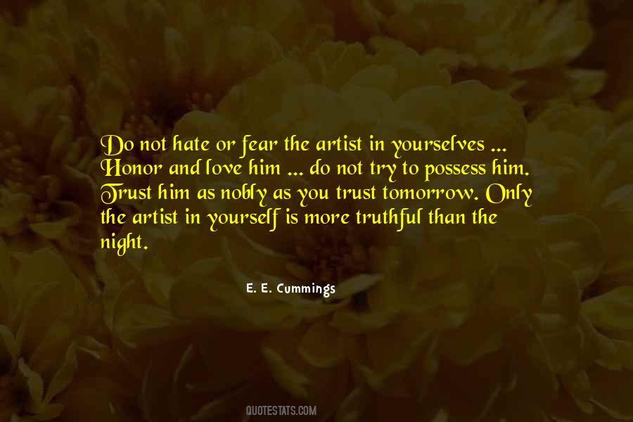 Fear Night Quotes #1384632