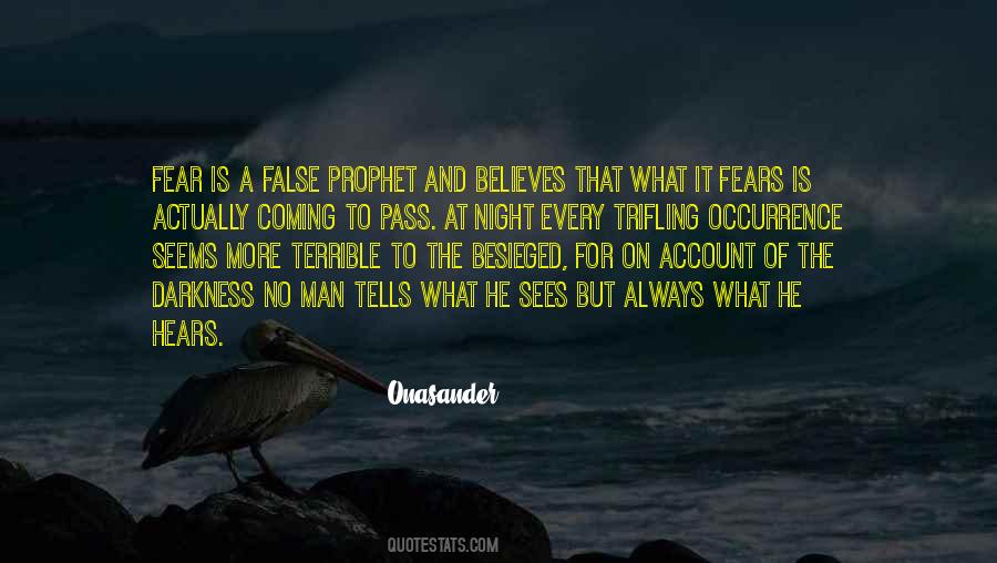 Fear Night Quotes #1646796