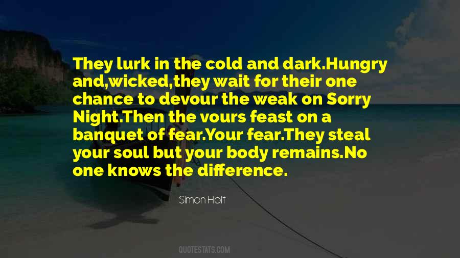 Fear Night Quotes #182876