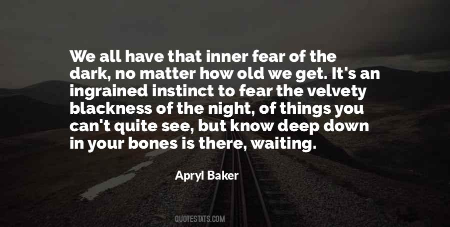 Fear Night Quotes #396647
