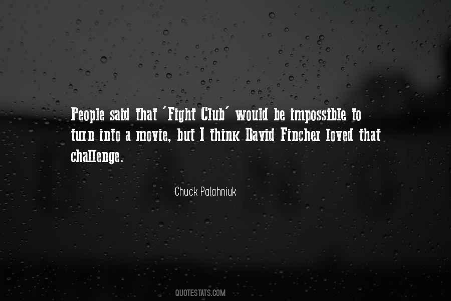 Fincher Quotes #1734004