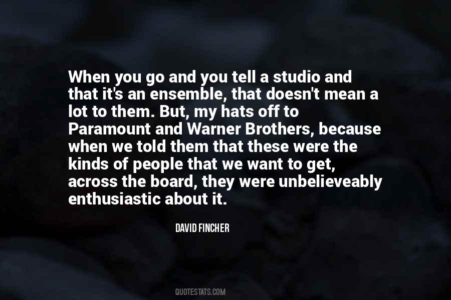 Fincher Quotes #792740