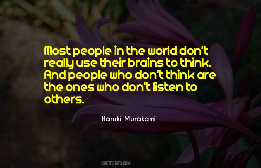 Others Thinking Quotes #211747