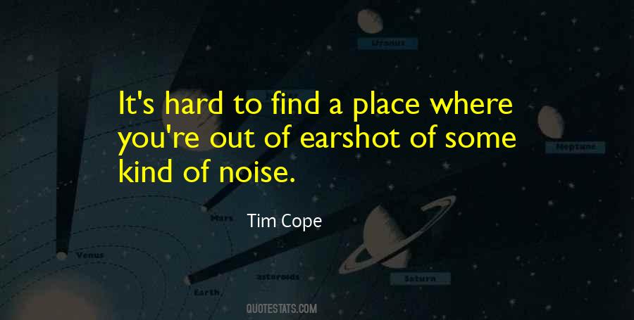 Find A Place Quotes #1819934