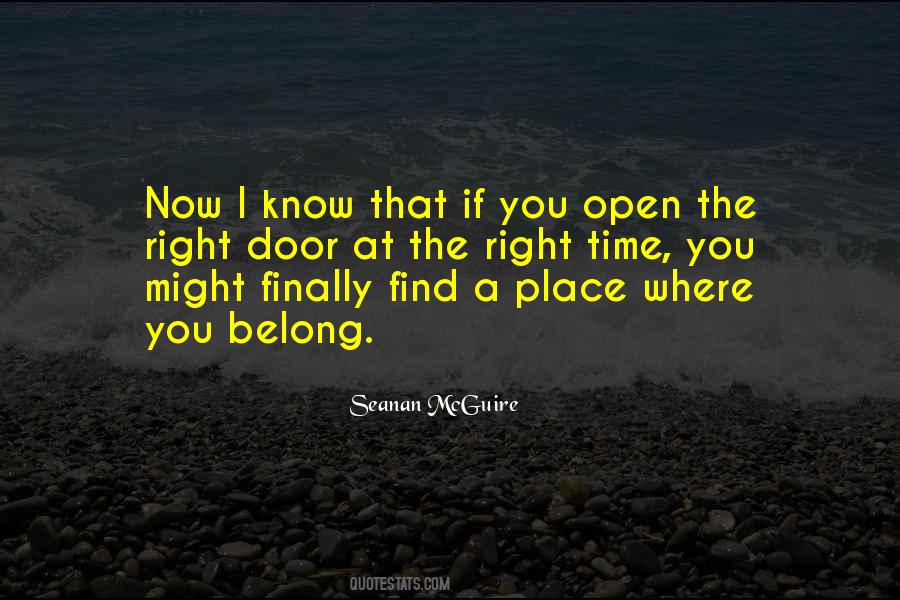 Find A Place Quotes #287626