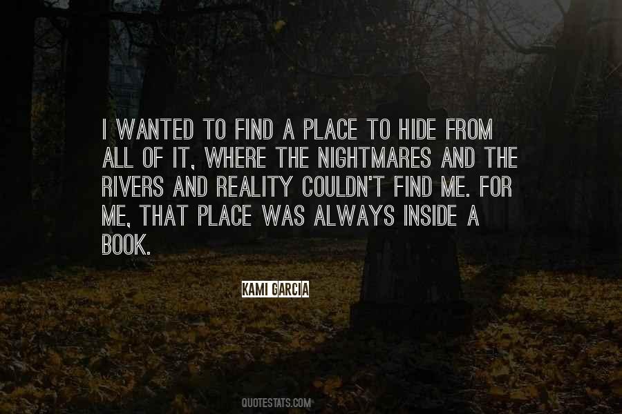 Find A Place Quotes #819617