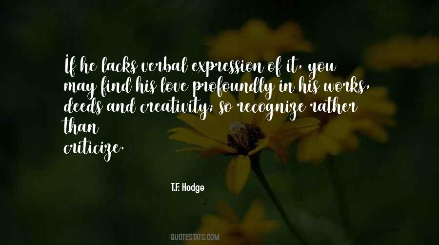 Quotes About Creativity And Love #1718915