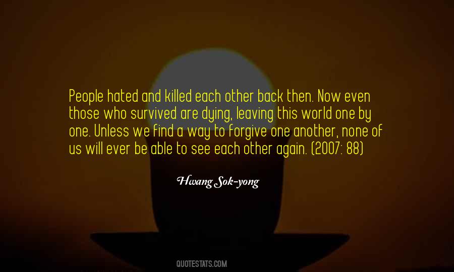 Find A Way Back To Each Other Quotes #410848