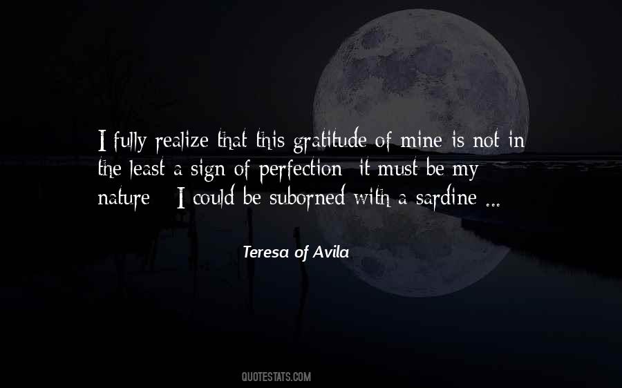 Perfection Of Nature Quotes #1829669