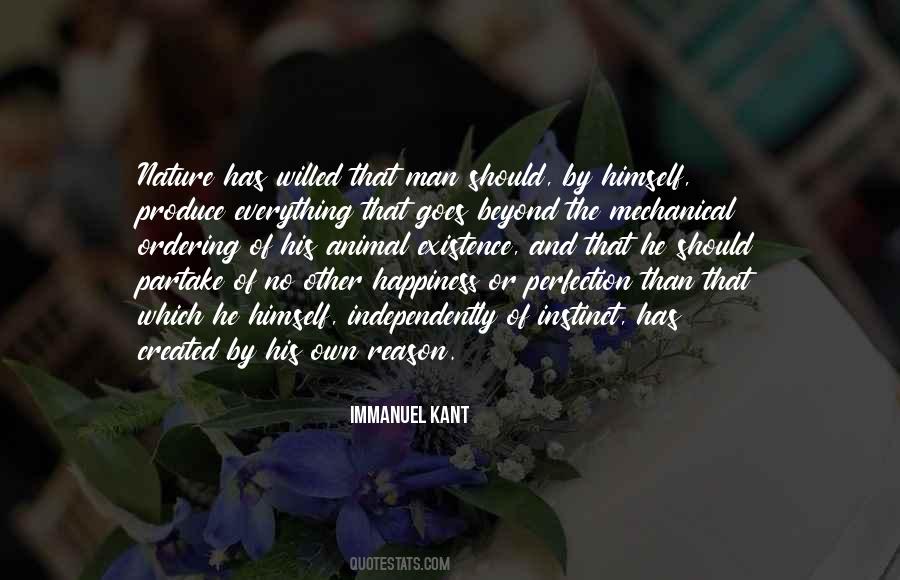 Perfection Of Nature Quotes #1831599