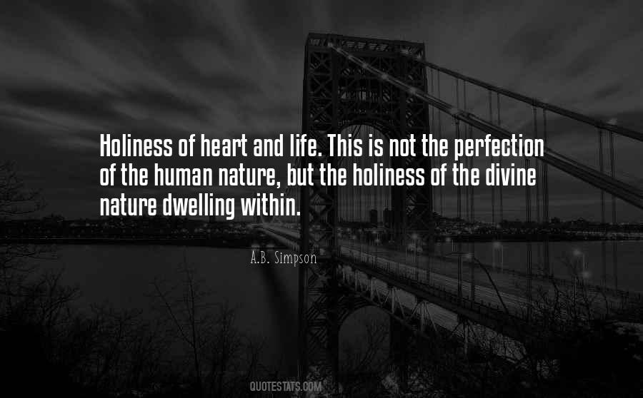 Perfection Of Nature Quotes #245923