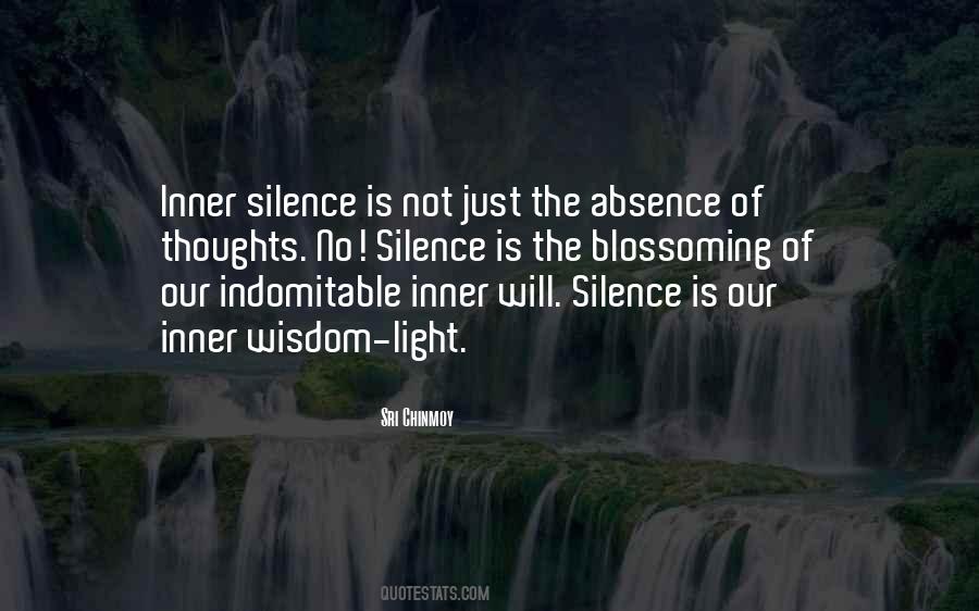 The Absence Of Light Quotes #1188650