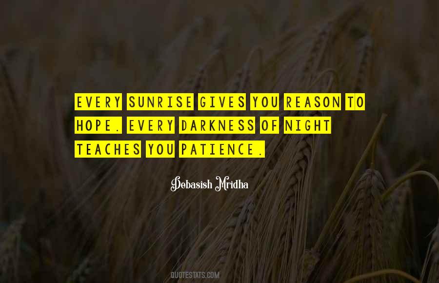 Patience Hope Quotes #288257