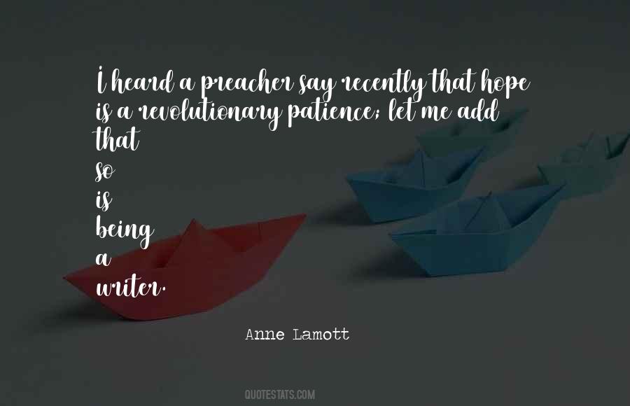 Patience Hope Quotes #693736