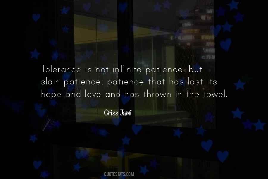 Patience Hope Quotes #705626
