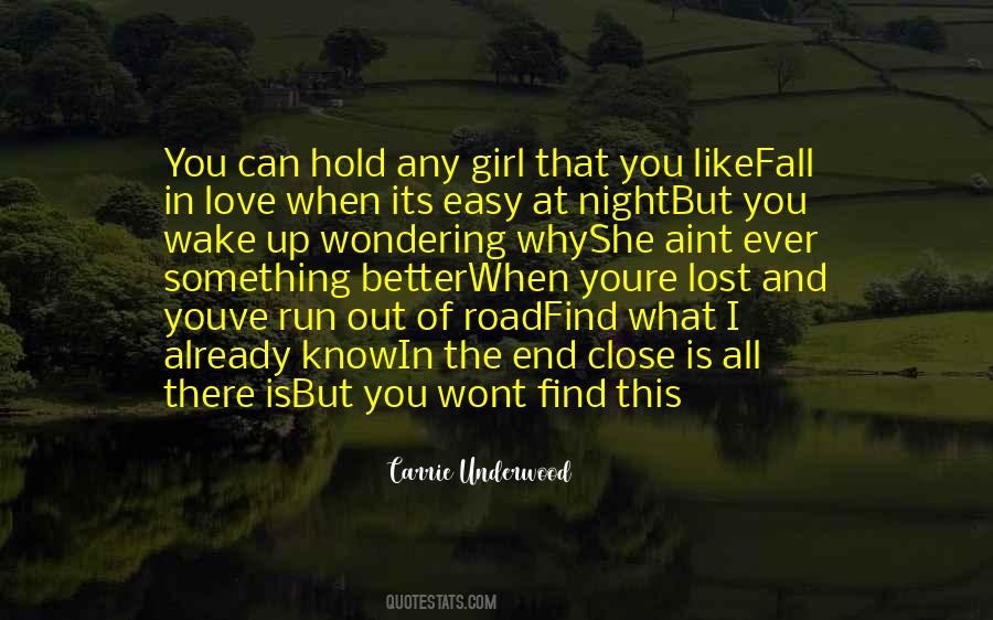Find Lost Love Quotes #1257147
