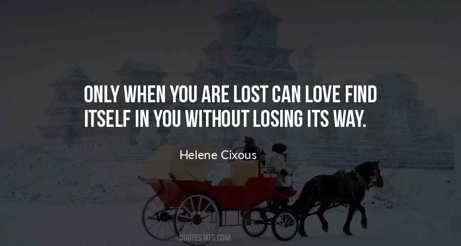 Find Lost Love Quotes #371482