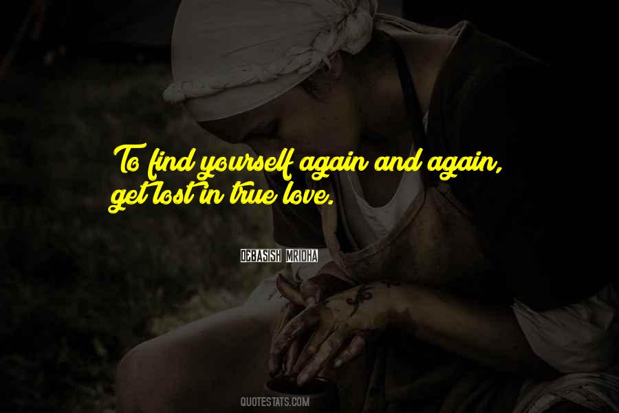 Find Lost Love Quotes #652657