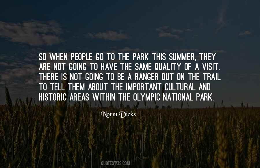Going To Park Quotes #1140978