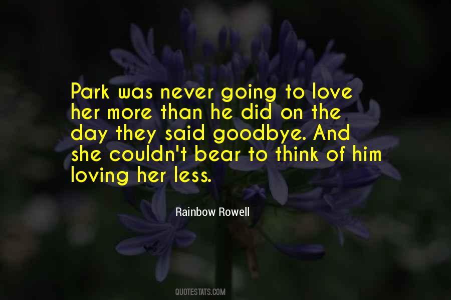 Going To Park Quotes #384573