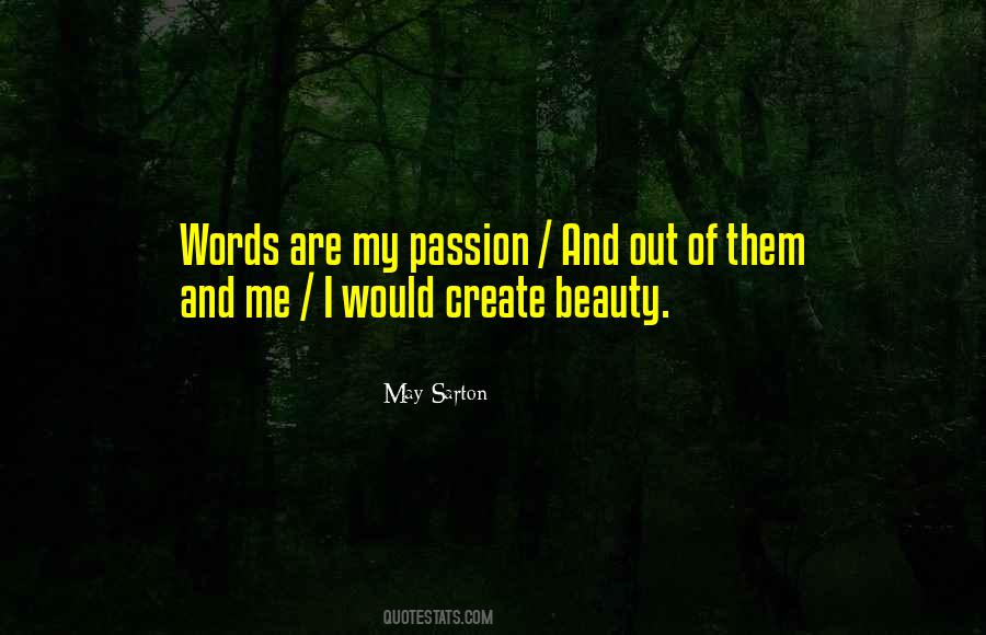 Passion Beauty Quotes #863084