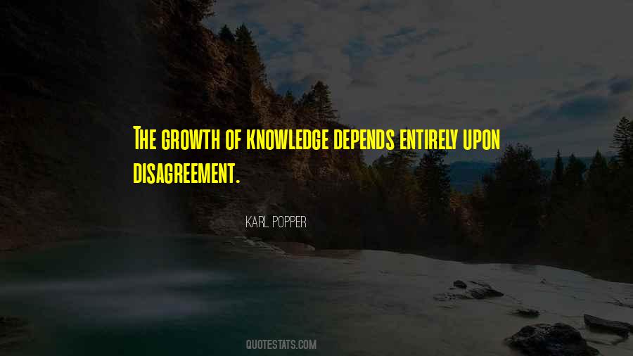 Growth Knowledge Quotes #557335