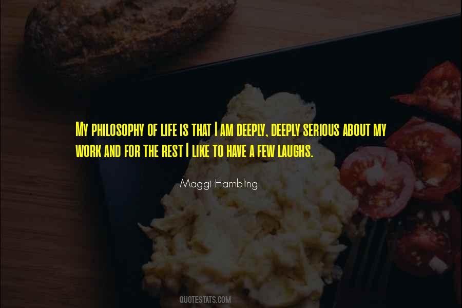 Work Is My Life Quotes #799940