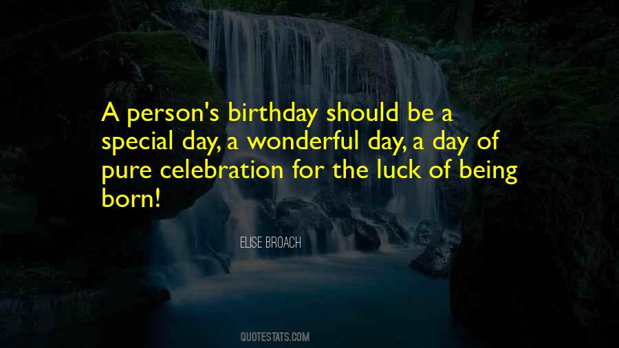 Special Celebration Quotes #705710