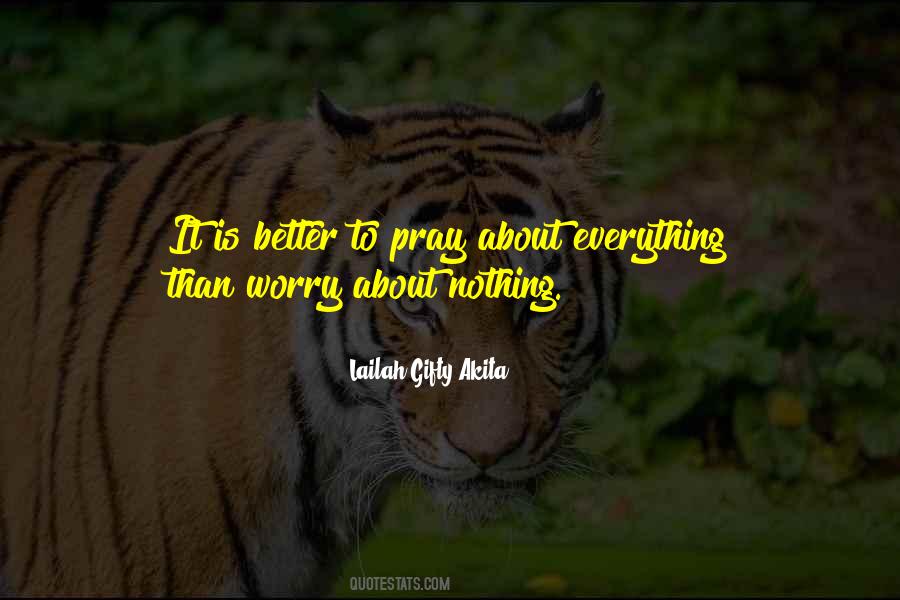 Pray Worry Quotes #84450