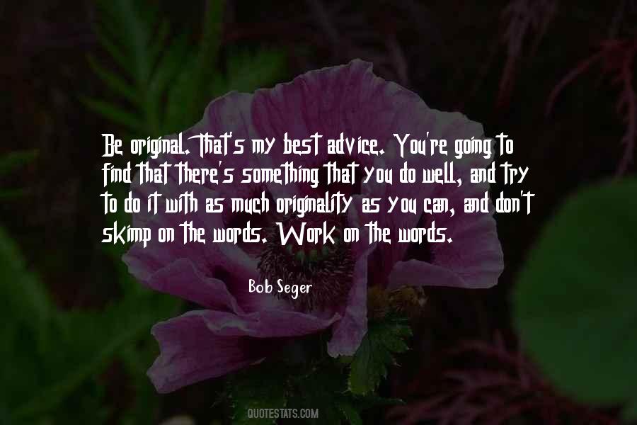 Best Original Quotes #609200