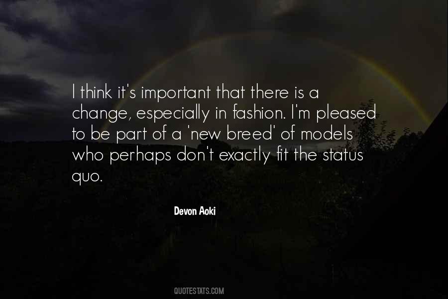 Be Part Of The Change Quotes #743721