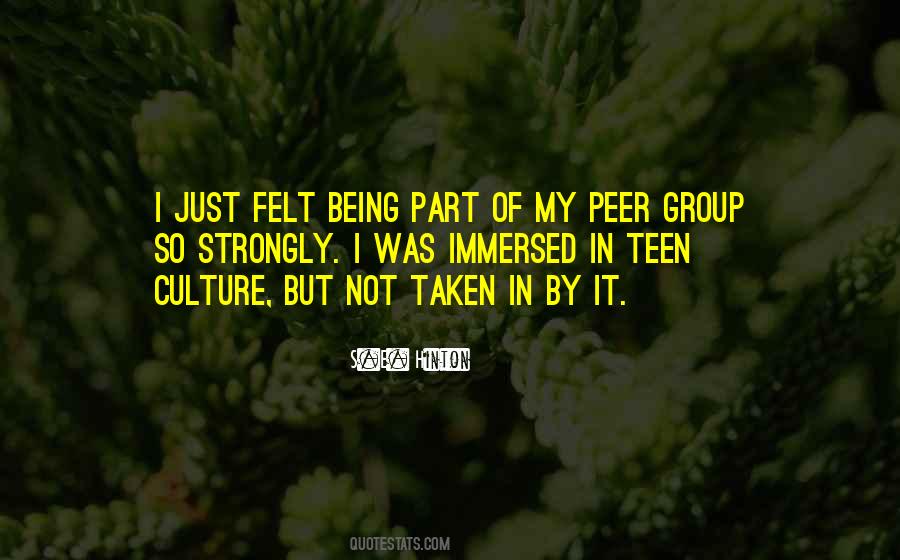 Being Part Quotes #1633949