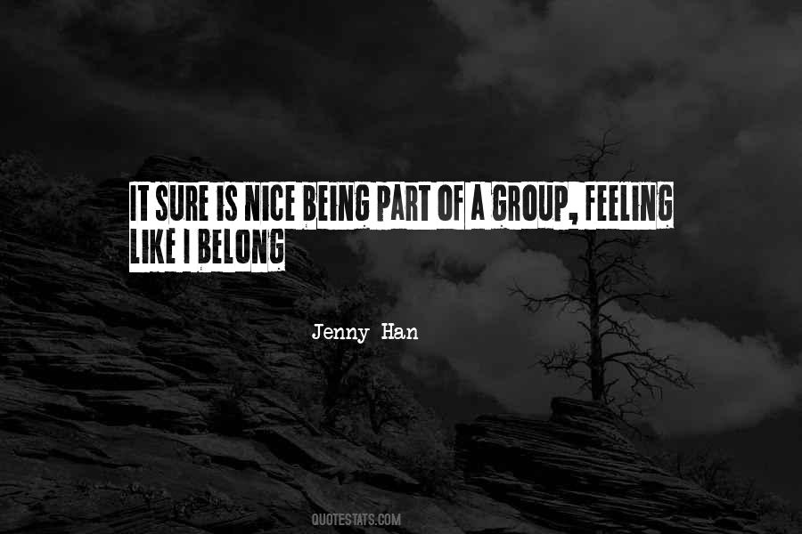 Being Part Quotes #953976