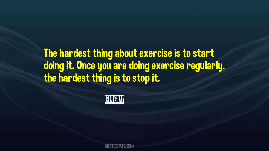 Fitness Exercise Quotes #165317
