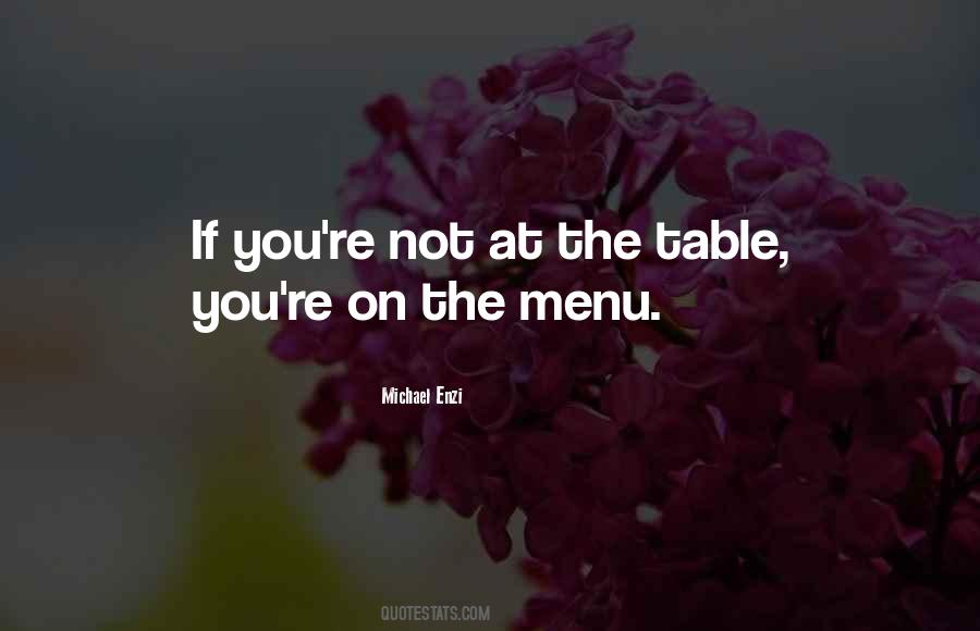 At The Table Quotes #958314