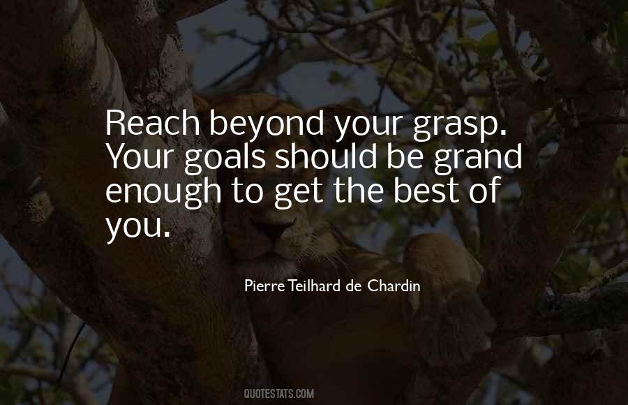 To Reach Your Goals Quotes #1078655