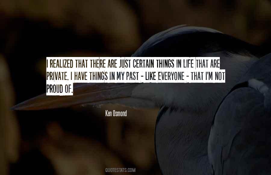 Past Things Quotes #456200