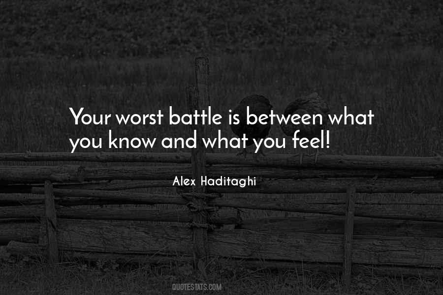 Your Worst Battle Quotes #1656486
