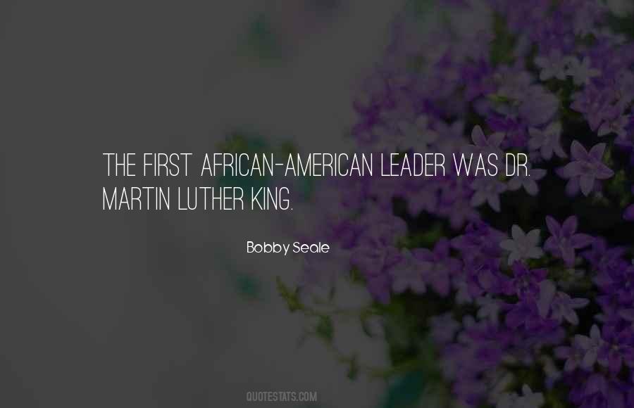 African American Leader Quotes #1440185