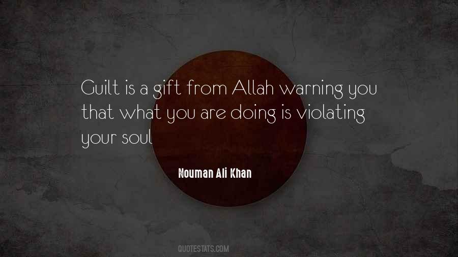 Gift From Allah Quotes #124030