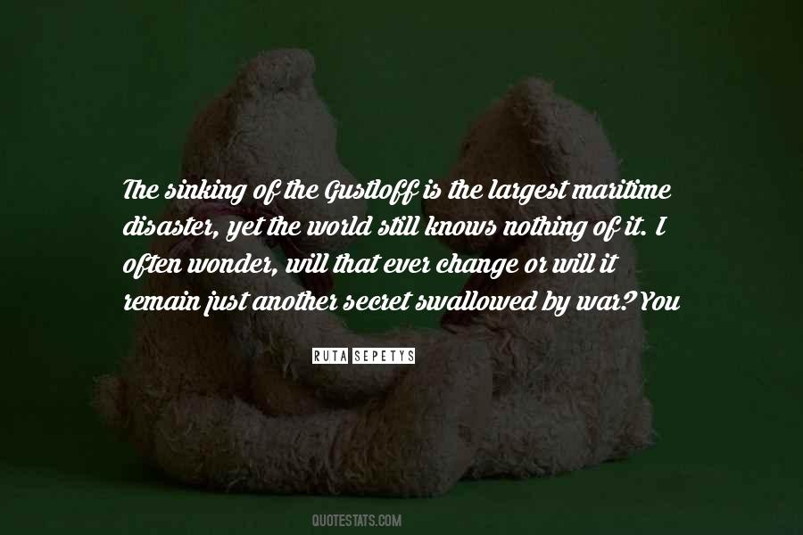 World Disaster Quotes #1175176